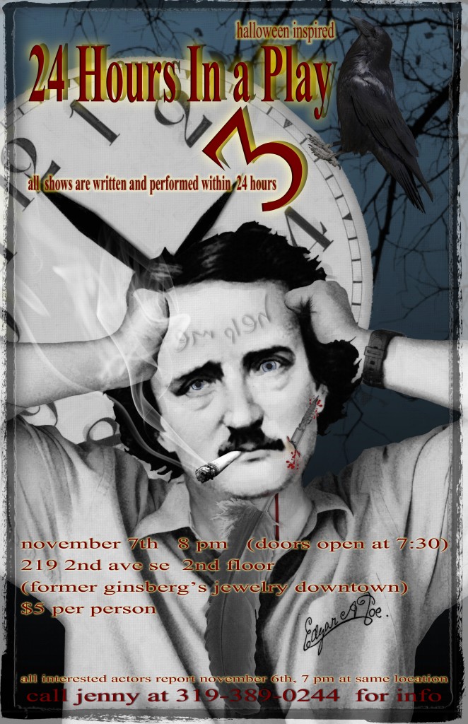 24 Hours in a Play... A Halloween Themed Event poster